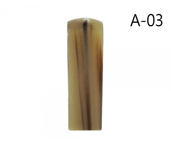 赤牛角臍帶章/胎毛章-A03(方)
